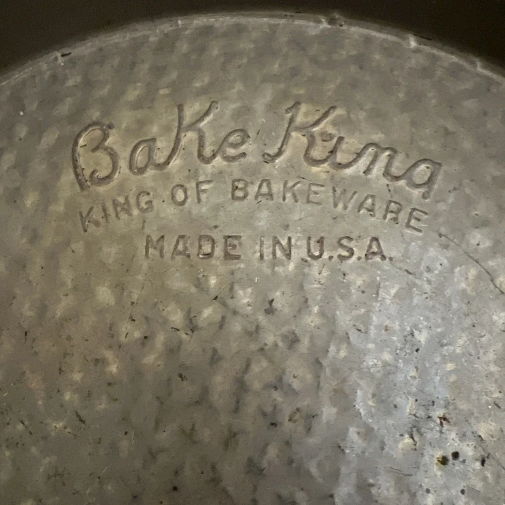 Set of 3 Bake King King of Bakeware 8.5 Inch Round Cake Pans USA‎ Vintage